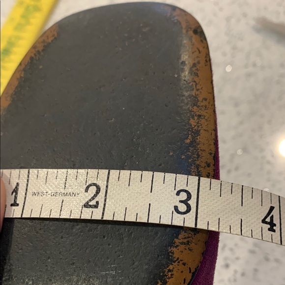 Vintage 1960's Mod Style Square Toe Mary Janes in Purple Suede by QualiCraft - Picture 13 of 15